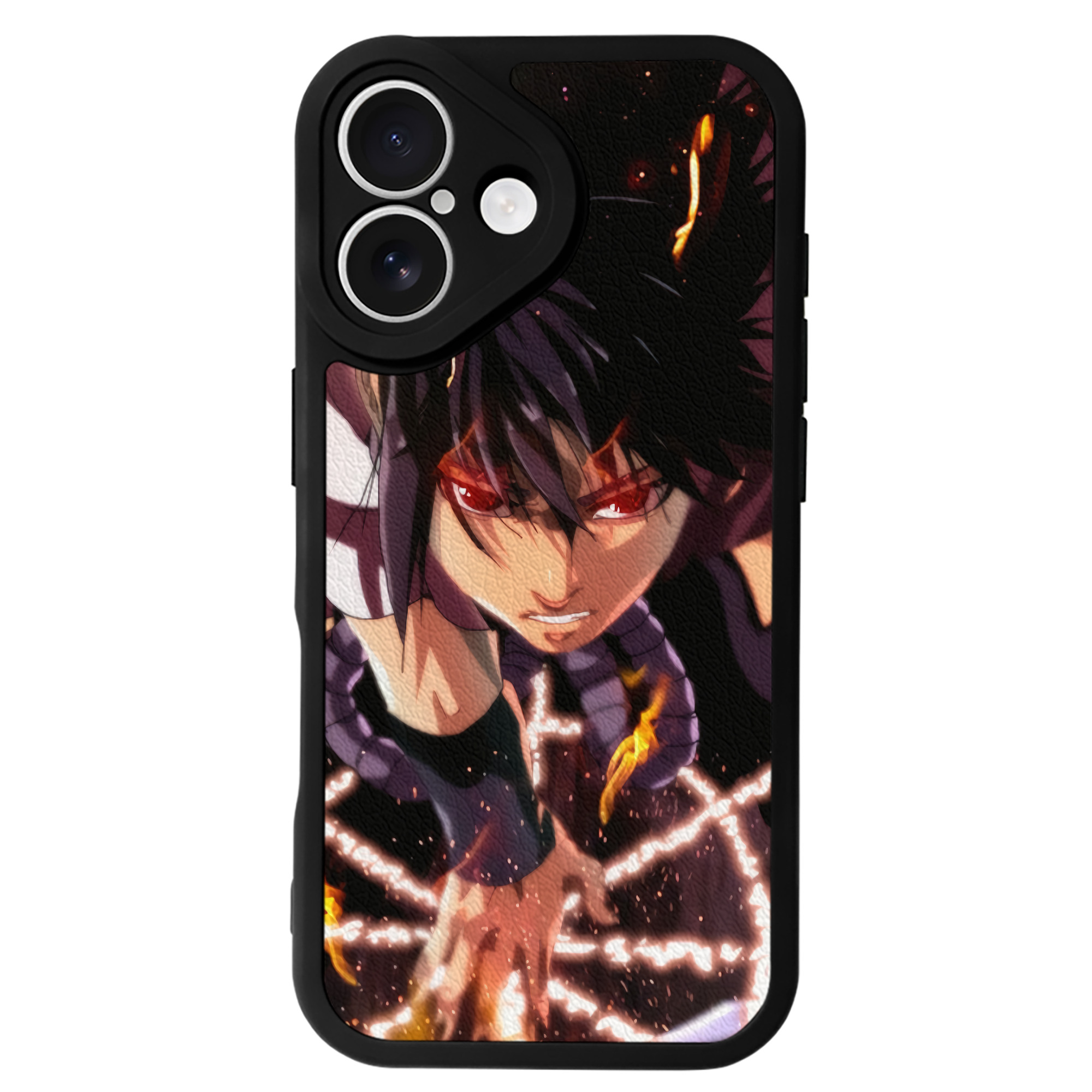 （画像用） NARUTO -ナルト- NARUTO -ナルト- 疾風伝 【iPhone 16シリーズ対応】シリコンスマホケース（レザー調） 材質：シリコン